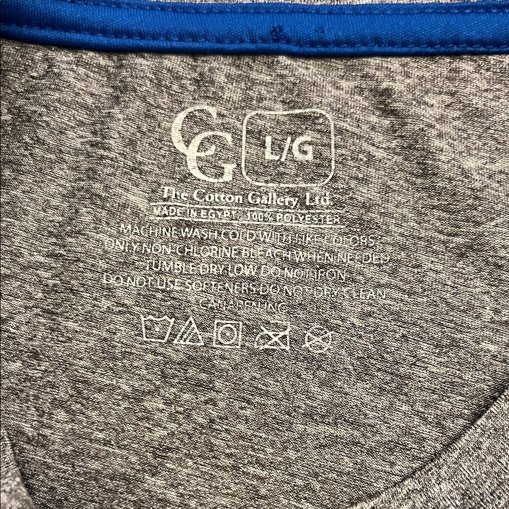 Blue and Gray Men's Tee size L - Picture 3 of 6